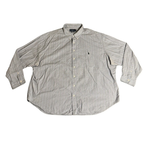 Polo Ralph Lauren Classic Fit Mens Plaid Long Sleeve Button Down Shirt Sz 4XB - Picture 1 of 6
